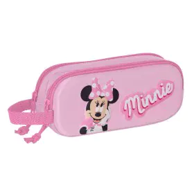 Double Carry-all Minnie Mouse 3D Pink 21 x 8 x 6 cm by Minnie Mouse, Pencil cases - Ref: S4308478, Price: 5,53 €, Discount: %