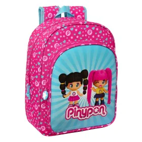 School Bag Pinypon Blue Pink 26 x 34 x 11 cm by Pinypon, Children's Backpacks - Ref: S4308500, Price: 13,79 €, Discount: %