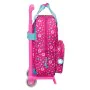 Mochila Escolar com Rodas Pinypon Azul Cor de Rosa 20 x 28 x 8 cm de Pinypon, Mochilas infantis - Ref: S4308501, Preço: 17,06...