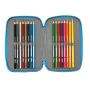 Pochette à crayons triple SuperThings Rescue force 12.5 x 19.5 x 5.5 cm Bleu (36 Pièces) de SuperThings, Trousses - Réf : S43...