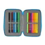 Pochette à crayons triple SuperThings Rescue force 12.5 x 19.5 x 5.5 cm Bleu (36 Pièces) de SuperThings, Trousses - Réf : S43...