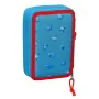 Dreifaches Federmäppchen SuperThings Rescue force 12.5 x 19.5 x 5.5 cm Blau (36 Stücke) von SuperThings, Federmäppchen - Ref:...