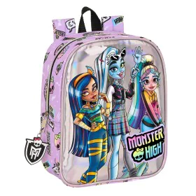 Zaino Scuola Monster High Best boos Lilla 22 x 27 x 10 cm di Monster High, Zainetti per bambini - Rif: S4308593, Prezzo: 10,5...