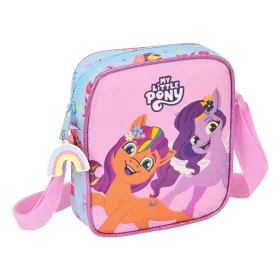 Shoulder Bag My Little Pony Wild & free Blue Pink 16 x 18 x 4 cm by My Little Pony, Girls' - Ref: S4308609, Price: 6,97 €, Di...