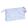 Dreifaches Mehrzweck-Etui Frozen Believe Lila 22 x 12 x 3 cm von Frozen, Federmäppchen - Ref: S4308630, Preis: 7,95 €, Rabatt: %