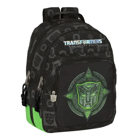 Zaino Scuola Transformers Nero 32 x 42 x 15 cm di Transformers, Zainetti per bambini - Rif: S4308680, Prezzo: 24,55 €, Sconto: %