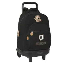 Mochila Escolar com Rodas Harry Potter Bravery Preto 33 X 45 X 22 cm de Harry Potter, Mochilas infantis - Ref: S4308740, Preç...