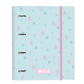 Reliure à anneaux Moos Garden 27 x 32 x 3.5 cm Turquoise de Moos, Classeurs - Réf : S4308769, Prix : 11,89 €, Remise : %