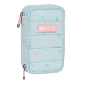 Doppel-Federtasche Moos Garden türkis 12.5 x 19.5 x 4 cm (28 Stücke) von Moos, Federmäppchen - Ref: S4308779, Preis: 19,01 €,...