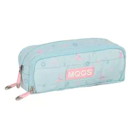 Portatodo Triple Moos Garden 21 x 8 x 8 cm Turquesa de Moos, Estuches - Ref: S4308786, Precio: 6,72 €, Descuento: %