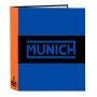 Reliure à anneaux Munich Submarine Bleu électrique A4 27 x 33 x 6 cm de Munich, Classeurs - Réf : S4308815, Prix : 4,65 €, Re...