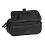 Trousse Fourre-Tout Triple Safta 21,5 x 10 x 8 cm Noir de Safta, Trousses - Réf : S4308828, Prix : 13,75 €, Remise : %