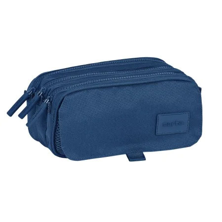 Dreifaches Mehrzweck-Etui Safta 21,5 x 10 x 8 cm Marineblau von Safta, Federmäppchen - Ref: S4308840, Preis: 14,33 €, Rabatt: %