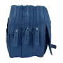 Triple Carry-all Safta 21,5 x 10 x 8 cm Navy Blue by Safta, Pencil cases - Ref: S4308840, Price: 13,75 €, Discount: %