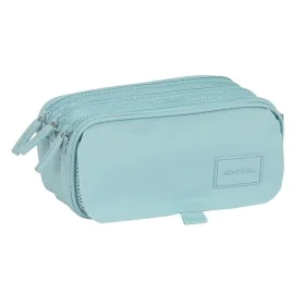 Portatodo Triple Safta 21,5 x 10 x 8 cm Azul de Safta, Estuches - Ref: S4308845, Precio: 14,33 €, Descuento: %