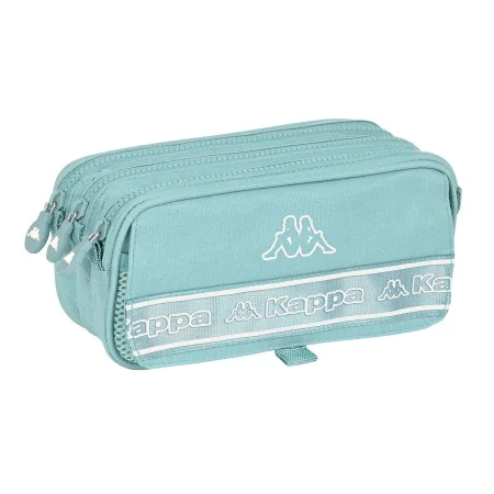 Trousse Fourre-Tout Triple Kappa 21,5 x 10 x 8 cm Bleu de Kappa, Trousses - Réf : S4308866, Prix : 14,87 €, Remise : %