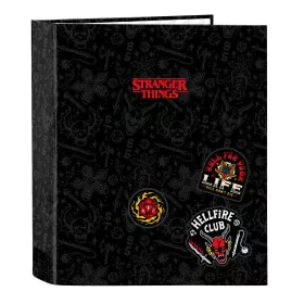 Ringbuch Stranger Things Schwarz A4 27 x 33 x 6 cm von Stranger Things, Aktenschränke - Ref: S4308873, Preis: 8,97 €, Rabatt: %