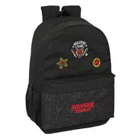 Schulrucksack Stranger Things Schwarz 30 x 46 x 14 cm von Stranger Things, Kinderrucksäcke - Ref: S4308876, Preis: 34,38 €, R...