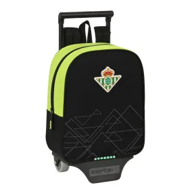 Cartable à roulettes Real Betis Balompié Noir Citron 22 x 27 x 10 cm de Real Betis Balompié, Sacs à dos enfant - Réf : S43089...