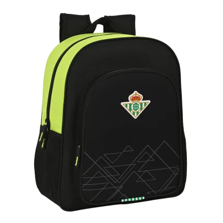 Cartable Real Betis Balompié 32 x 38 x 12 cm Noir Citron de Real Betis Balompié, Sacs à dos enfant - Réf : S4308953, Prix : 2...