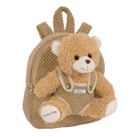 Mochila Infantil Safta Urso de Peluche Castanho 23 x 27 x 7,5 cm de Safta, Mochilas infantis - Ref: S4309079, Preço: 23,33 €,...