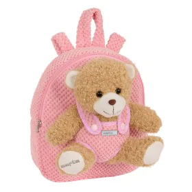 Kinderrucksack Safta Plüschbär Rosa 23 x 27 x 7,5 cm von Safta, Kinderrucksäcke - Ref: S4309080, Preis: 23,33 €, Rabatt: %