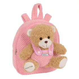 Sac à dos enfant Safta Ours en peluche Rose 23 x 27 x 7,5 cm de Safta, Sacs à dos enfant - Réf : S4309080, Prix : 22,95 €, Re...