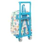 Mochila Escolar com Rodas Baby Shark Surfing Azul Branco 22 x 27 x 10 cm de Baby Shark, Mochilas infantis - Ref: S4309086, Pr...