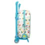 Mochila Escolar com Rodas Baby Shark Surfing Azul Branco 22 x 27 x 10 cm de Baby Shark, Mochilas infantis - Ref: S4309086, Pr...