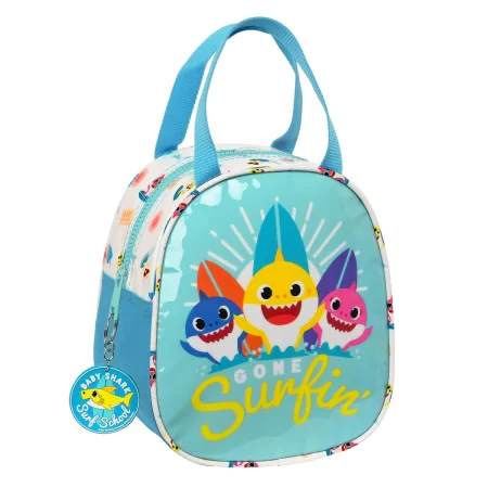 Sac glacière goûter Baby Shark Surfing Bleu Blanc 19 x 22 x 14 cm de Baby Shark, Stockage des aliments - Réf : S4309088, Prix...