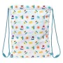 Saco Mochila com Cordas Baby Shark Surfing Azul Branco 26 x 34 x 1 cm de Baby Shark, Sacos escolares - Ref: S4309091, Preço: ...