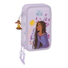 Pochette à crayons triple Wish Lila 12.5 x 19.5 x 5.5 cm (36 Pièces) de Wish, Trousses - Réf : S4309121, Prix : 25,00 €, Remi...