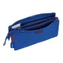 Trousse Fourre-Tout Double F.C. Barcelona Bleu Bordeaux 22 x 12 x 3 cm de F.C. Barcelona, Trousses - Réf : S4309188, Prix : 9...