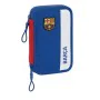 Astuccio Doppio F.C. Barcelona Azzurro Rosso Granato 12.5 x 19.5 x 4 cm (28 Pezzi) di F.C. Barcelona, Porta penne - Rif: S430...