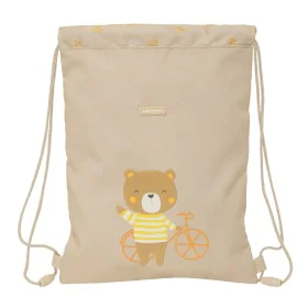 Bolsa Mochila con Cuerdas Safta Osito Beige 26 x 34 x 1 cm de Safta, Bolsas escolares - Ref: S4309238, Precio: 7,91 €, Descue...