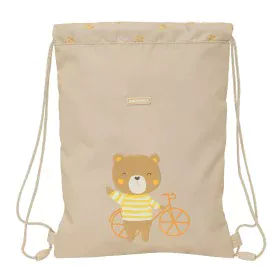 Rucksacktasche mit Bändern Safta Osito Beige 26 x 34 x 1 cm von Safta, Schulranzen - Ref: S4309238, Preis: 7,91 €, Rabatt: %