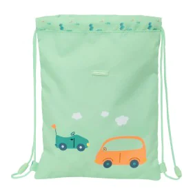 Bolsa Mochila con Cuerdas Safta Coches Verde 26 x 34 x 1 cm de Safta, Bolsas escolares - Ref: S4309247, Precio: 7,91 €, Descu...