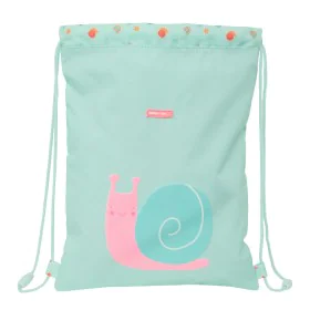 Backpack with Strings Safta Caracol Turquoise 26 x 34 x 1 cm by Safta, School Bags - Ref: S4309256, Price: 7,91 €, Discount: %