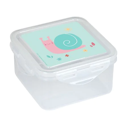 Lunch box Safta Snail Turquoise 13 x 7.5 x 13 cm by Safta, Lunch boxes - Ref: S4309259, Price: 1,89 €, Discount: %