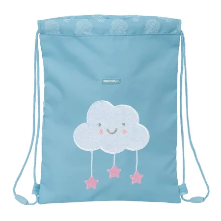 Backpack with Strings Safta Nube Blue 26 x 34 x 1 cm by Safta, School Bags - Ref: S4309274, Price: 7,91 €, Discount: %