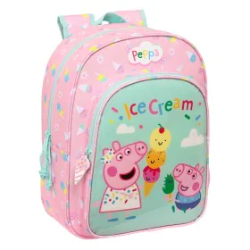 Mochila Escolar Peppa Pig Ice cream Rosa Menta 26 x 34 x 11 cm de Peppa Pig, Mochilas infantiles - Ref: S4309291, Precio: 25,...