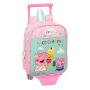 School Rucksack with Wheels Peppa Pig Ice cream Green Pink 22 x 27 x 10 cm by Peppa Pig, Children's Backpacks - Ref: S4309294...