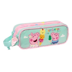 Portaoggetti Doppio Peppa Pig Ice cream Rosa Menta 21 x 8 x 6 cm di Peppa Pig, Porta penne - Rif: S4309295, Prezzo: 7,91 €, S...