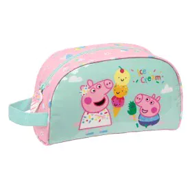 School Toilet Bag Peppa Pig Ice cream Pink Mint 26 x 16 x 9 cm by Peppa Pig, Cosmetic Cases - Ref: S4309299, Price: 7,32 €, D...