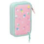 Plumier Doble Peppa Pig Ice cream Rosa Menta 12.5 x 19.5 x 4 cm (28 piezas) de Peppa Pig, Estuches - Ref: S4309301, Precio: 9...