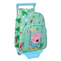 School Rucksack with Wheels Peppa Pig George Mint 26 x 34 x 11 cm by Peppa Pig, Children's Backpacks - Ref: S4309304, Price: ...