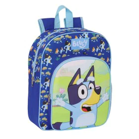 School Bag Bluey Navy Blue 28 x 34 x 10 cm by Bluey, Children's Backpacks - Ref: S4309320, Price: 26,40 €, Discount: %