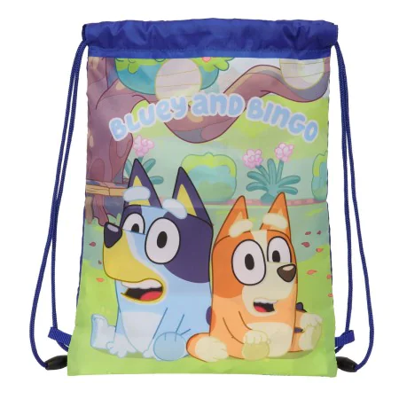 Rucksacktasche mit Bändern Bluey Marineblau 26 x 34 x 1 cm von Bluey, Schulranzen - Ref: S4309322, Preis: 6,78 €, Rabatt: %