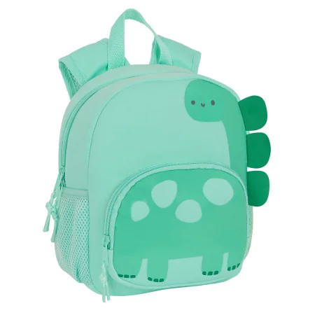 Child bag Safta Dinosaur Green 20 x 25 x 9 cm by Safta, Children's Backpacks - Ref: S4309336, Price: 12,72 €, Discount: %