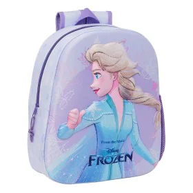 Sac à dos enfant 3D Frozen Lila 27 x 33 x 10 cm de Frozen, Sacs à dos enfant - Réf : S4309342, Prix : 10,47 €, Remise : %